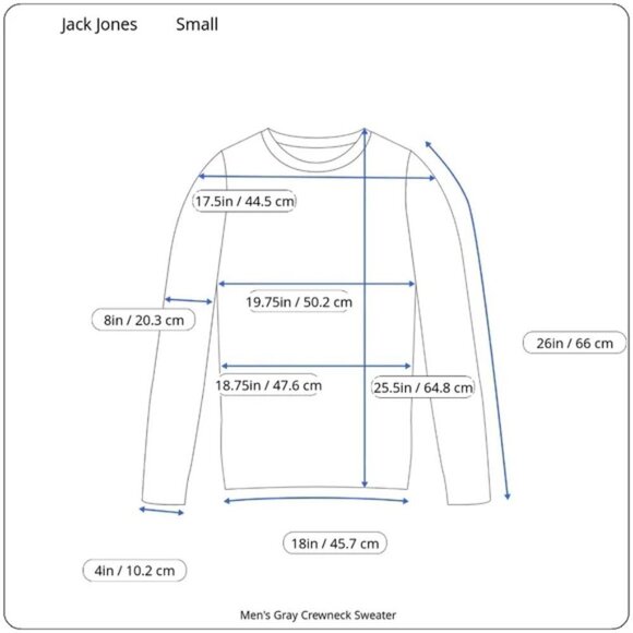 Jack Jones Premium Men's Gray Crewneck Sweater Small - Picture 16 of 16
